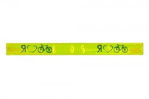 Світловідбиваюча смужка ONRIDE логотип "Я люблю Велосипед" розмір L