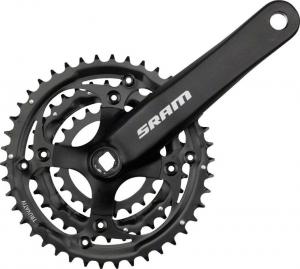 Шатуни SRAM Crank S600 8 sp 3.0 SquareTaper 175  42-32-22 чорні