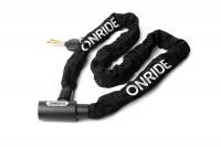 Велозамок ONRIDE Tie Lock 30 ланцюговий циліндровий 6x1000мм