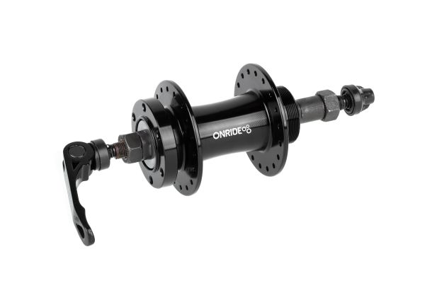 Втулка задня ONRIDE Hub 10R, під тріскачку, 36 отворів, disc, кульки, 135 QR, чорна