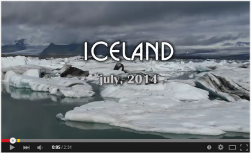 Короткий ролик с похода по Исландии