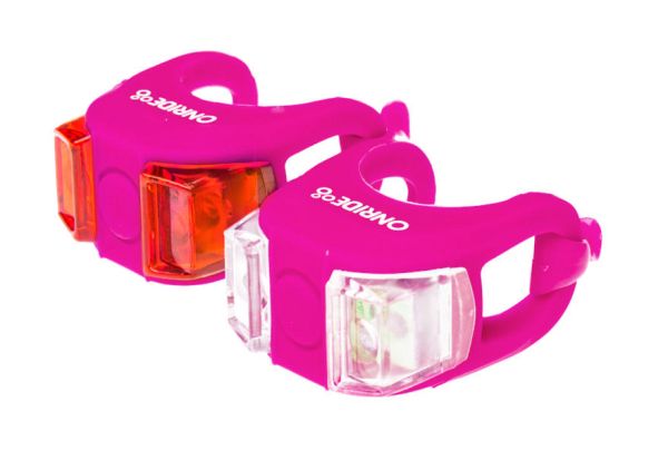 Мигалки ONRIDE Dual набір (передня+задня) рожевий Мигалки ONRIDE Dual набір (передня+задня) рожевий