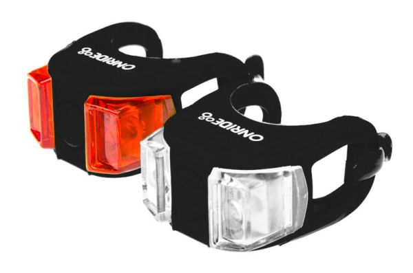 Мигалки ONRIDE Dual набір (передня+задня) чорний Мигалки ONRIDE Dual набір (передня+задня) чорний