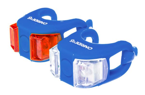 Мигалки ONRIDE Dual набір (передня+задня) синій Мигалки ONRIDE Dual набір (передня+задня) синій