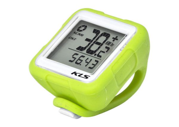 Велокомп`ютер бездротовий KLS Reflex WL 14 функцій лайм Велокомп`ютер бездротовий KLS Reflex WL 14 функцій лайм