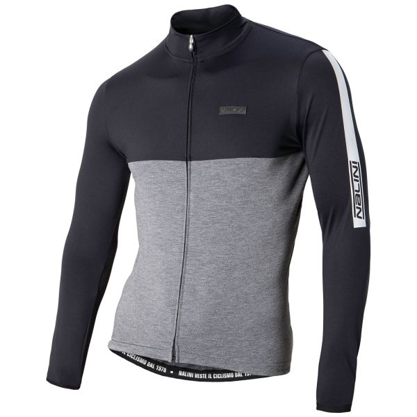 Джерсі Nalini Mantova Warm Black/Grey довгий рукав Джерсі Nalini Mantova Warm Black/Grey довгий рукав