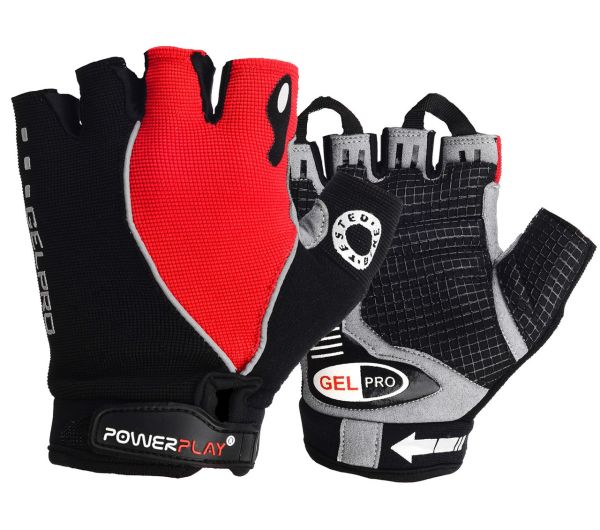 Велорукавички 5019 (червоні) Велорукавички 5019 (червоні)