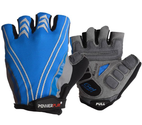 Велорукавички 5007B (блакитні) Велорукавички 5007B (блакитні)