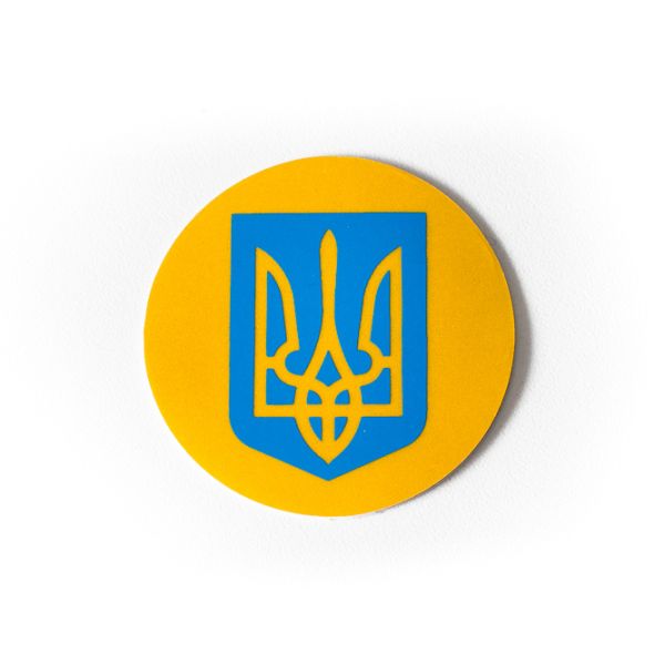 Наклейка світловідбиваюча "Тризуб" Наклейка світловідбиваюча "Тризуб"