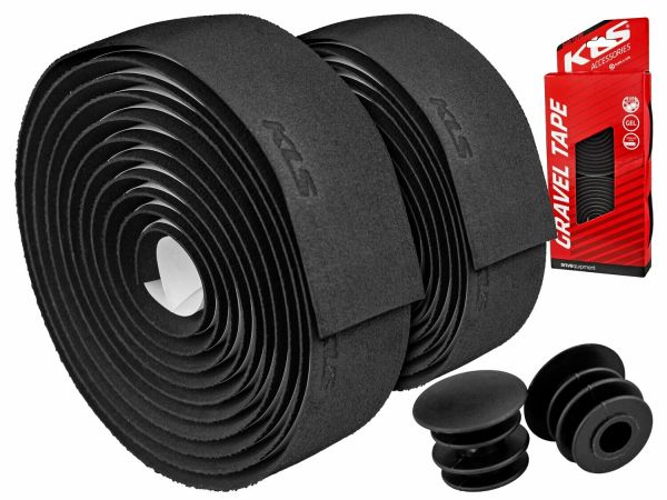 Обмотка руля KLS Gravel Tape чорний Обмотка руля KLS Gravel Tape чорний