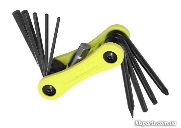Мультитул KLS Stinger 10 функцій лайм Мультитул KLS Stinger 10 функцій лайм
