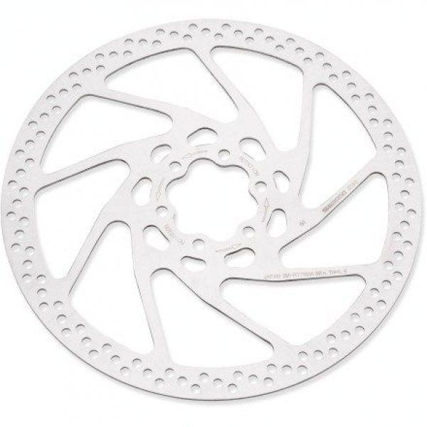 Ротор гальмівний Shimano Deore XT SM-RT75M 170мм 6 болтів твердотільний Ротор гальмівний Shimano Deore XT SM-RT75M 170мм 6 болтів твердотільний