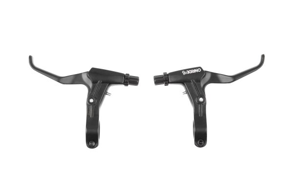 Гальмівні ручки ONRIDE Alu-2, для МТБ, універсальні, під 2 пальці, алю. сплав, чорний (пара) Гальмівні ручки ONRIDE Alu-2, для МТБ, універсальні, під 2 пальці, алю. сплав, чорний (пара)