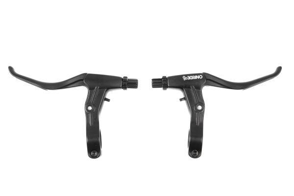 Гальмівні ручки ONRIDE Alu-3, для МТБ, універсальні, під 3 пальці, алю. сплав, чорний (пара) Гальмівні ручки ONRIDE Alu-3, для МТБ, універсальні, під 3 пальці, алю. сплав, чорний (пара)
