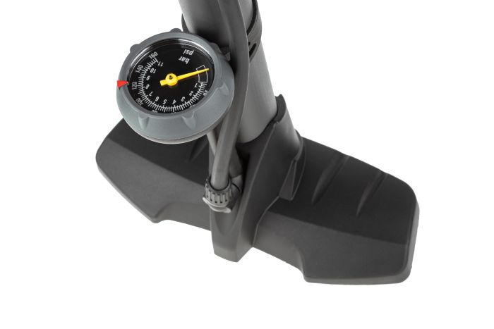 Насос підлоговий ONRIDE Azure пластик, макс. тиск 160 psi, голівка з двома отворами під FV/AV