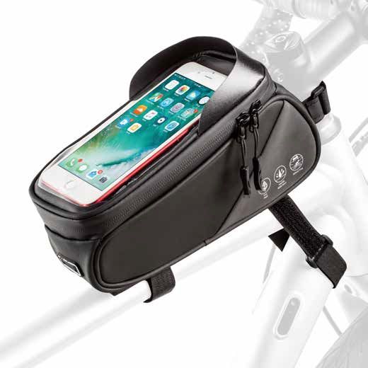 Сумка ONRIDE Visor 30 на раму під смартфон, об'єм 1 л, водовідштовхуюча тканина, світловідбиваюча вставка