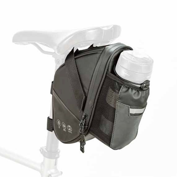 Сумка під сідло ONRIDE Rail 40, об'єм 1,5 л, водовідштовхуюча тканина, світловідбиваюча вставка Сумка під сідло ONRIDE Rail 40, об'єм 1,5 л, водовідштовхуюча тканина, світловідбиваюча вставка