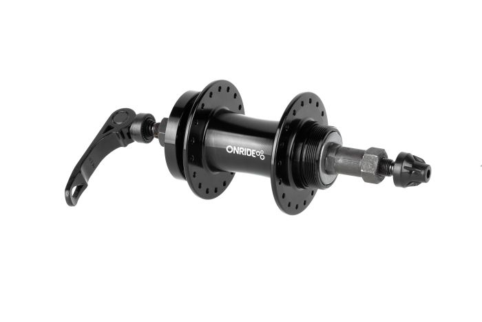Втулка задня ONRIDE Hub 10R, під тріскачку, 36 отворів, disc, кульки, 135 QR, чорна