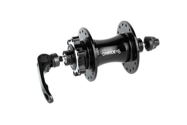 Втулка передня ONRIDE Hub ProF, 32 отвори, disc, пром., 100 QR, чорна Втулка передня ONRIDE Hub ProF, 32 отвори, disc, пром., 100 QR, чорна
