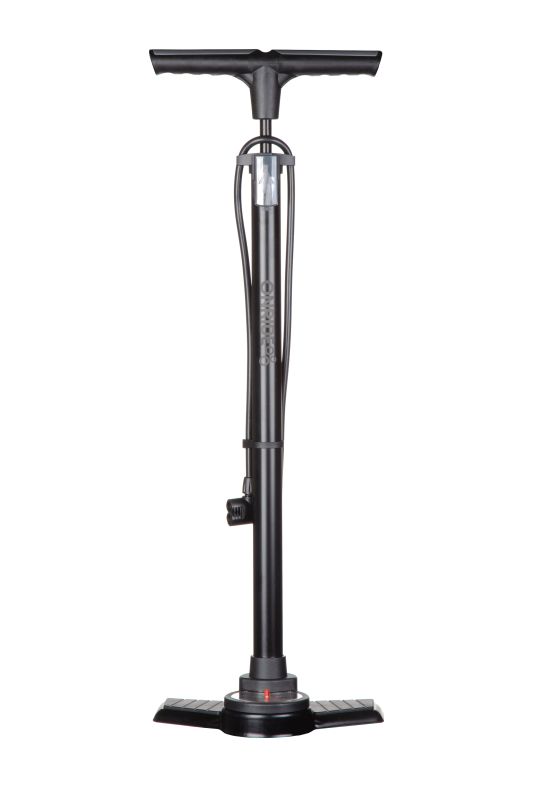 Насос підлоговий ONRIDE Flow 20 сталевий, з манометром, макс.тиск 120 PSI голівка під FV/AV