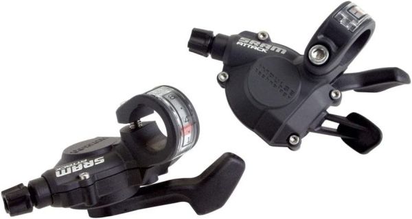 Ручки перемикання лів+прав Sram Attack 8-k Ручки перемикання лів+прав Sram Attack 8-k