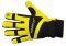 Велоперчатки зимние 6906 (лайм) утепленные