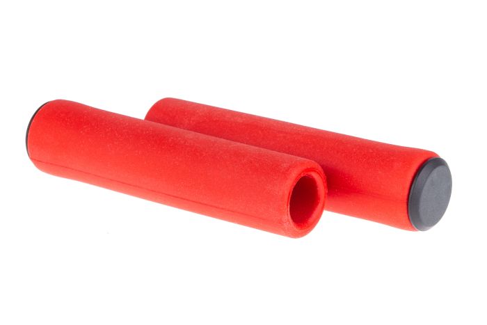 Гріпси ONRIDE Velvet, силіконові, 130 мм, червоний