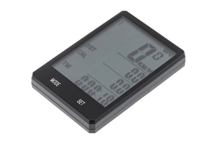 Велокомп'ютер ONRIDE Plus з GPS, 9 функцій, чорний