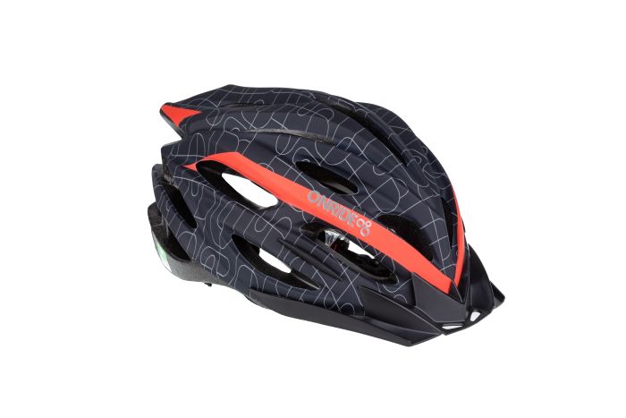 Шолом ONRIDE Grip чорний/червоний