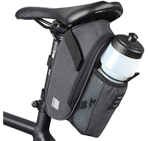 Сумка під сідло Sahoo Essential 131464-SA з кишенею для пляшки чорний Сумка під сідло Sahoo Essential 131464-SA з кишенею для пляшки чорний