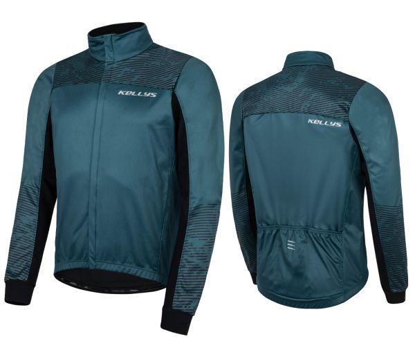 Велокуртка утеплена мембранна KLS Rival 2 темно-зелений Велокуртка утеплена мембранна KLS Rival 2 темно-зелений