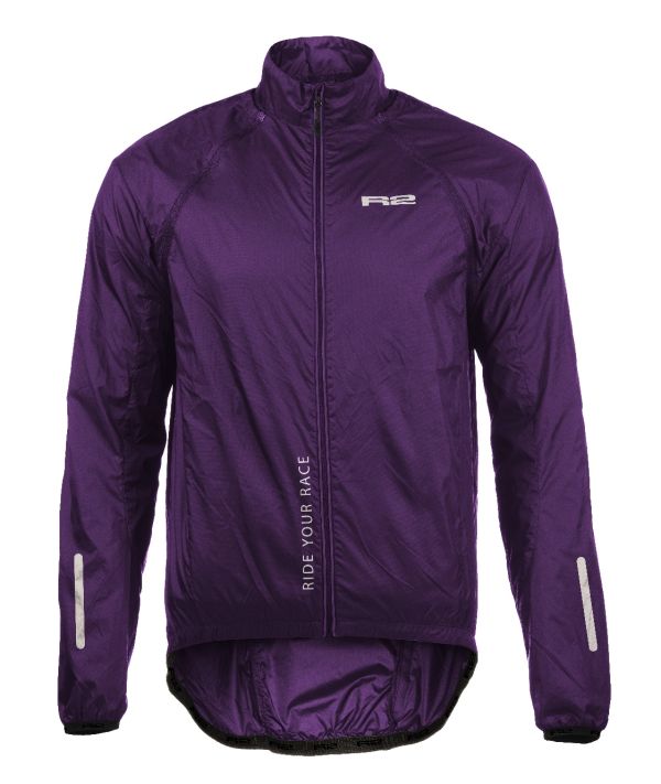 Вітровка-жилетка R2 Duos з відстібними рукавами колір темно-бузковий Вітровка-жилетка R2 Duos з відстібними рукавами колір темно-бузковий