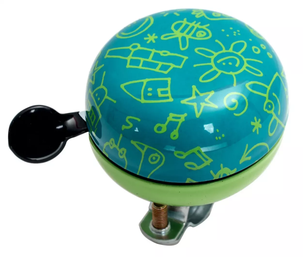 Дзвоник Дін-донг Green Cycle GBL-359 зелений 60мм Дзвоник Дін-донг Green Cycle GBL-359 зелений 60мм