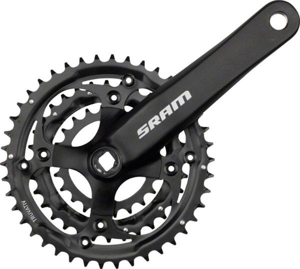Шатуни SRAM Crank S600 8 sp 3.0 SquareTaper 175  42-32-22 чорні Шатуни SRAM Crank S600 8 sp 3.0 SquareTaper 175  42-32-22 чорні
