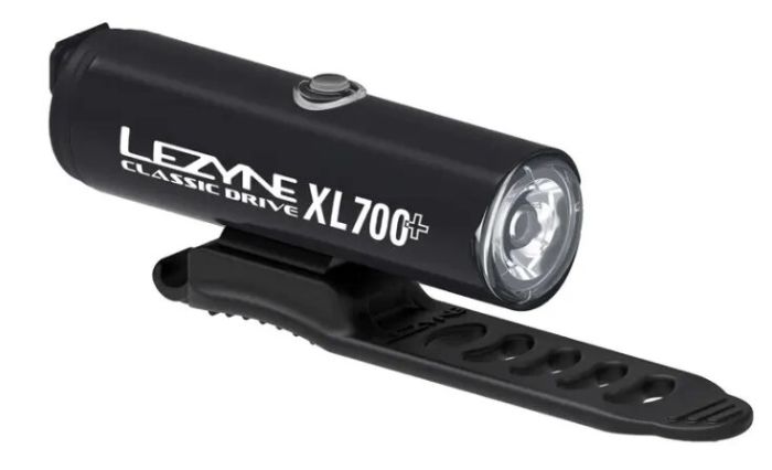 Переднє світло LEZYNE CLASSIC DRIVE XL 700+ FRONT чорний матовий 700 люменівів Y17