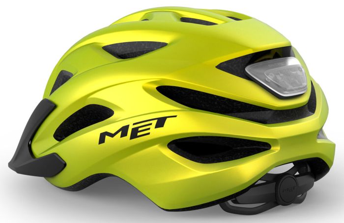 Шолом MET Crossover Helmet Yellow Metallic (матовий)