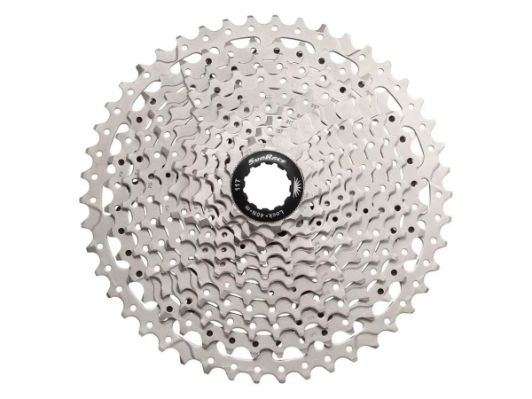 Касета 11-k 11-46T SUN RACE  MS8 MTB, Metallic Silver Касета 11-k 11-46T SUN RACE  MS8 MTB, Metallic Silver
