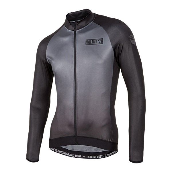 Джерсі Nalini Crit Wind Men Black/Grey довгий рукав, L Джерсі Nalini Crit Wind Men Black/Grey довгий рукав, L