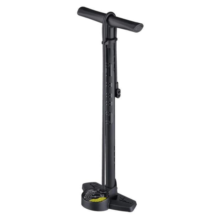 Насос підлоговий Giyo GF-2732, сталевий, макс. тиск 160 psi, голівка з двома отворами під FV/AV, манометр