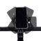 Тримач гаджета GUB G-95 алюмінієвий в кришку рульової, з поворотним механізмом, чорний