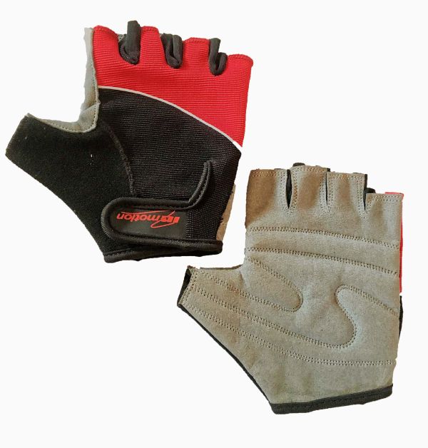 Рукавички In Motion NC-1315-2010 чорно-червоні Рукавички In Motion NC-1315-2010 чорно-червоні