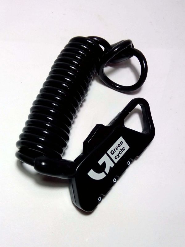 Кодовий мінізамок Green Cycle GCL-K2N 4х120см Кодовий мінізамок Green Cycle GCL-K2N 4х120см
