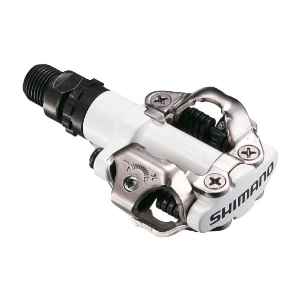 Педалі контактні Shimano PD-M520 SPD MTB + шипи білі