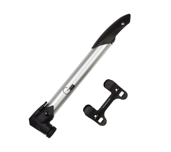 Мінінасос Green Cycle GCP-09 алюмінієвий, presta+schrader, 120psi, срібло Мінінасос Green Cycle GCP-09 алюмінієвий, presta+schrader, 120psi, срібло