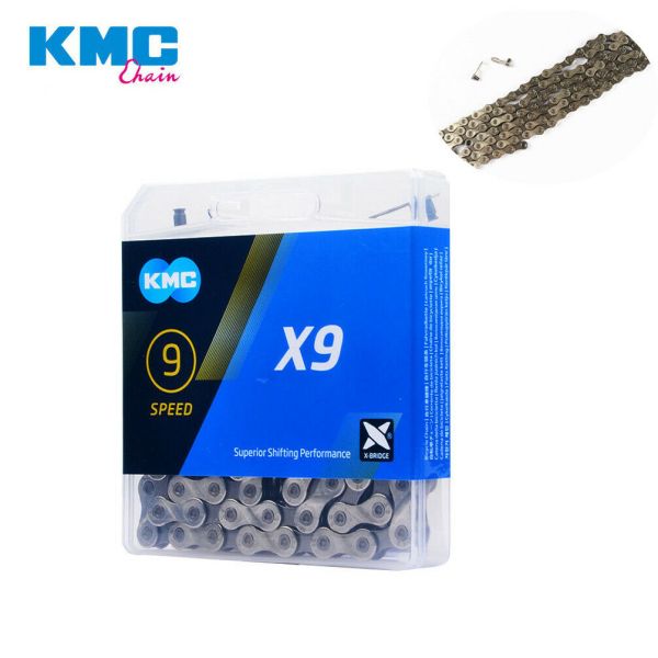 Ланцюг KMC X9 116 ланок, 9 зірок Ланцюг KMC X9 116 ланок, 9 зірок