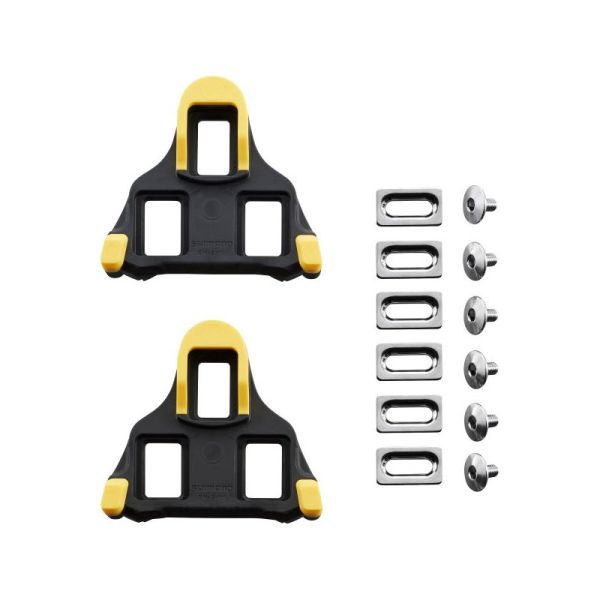 Шипи Shimano SM-SH11 SPD-SL шосе, вільний хід 6 град, жовті