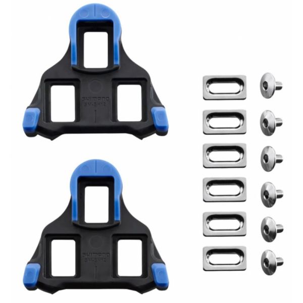 Шипи Shimano SM-SH12 SPD-SL шосе, вільний хід 2 град, сині