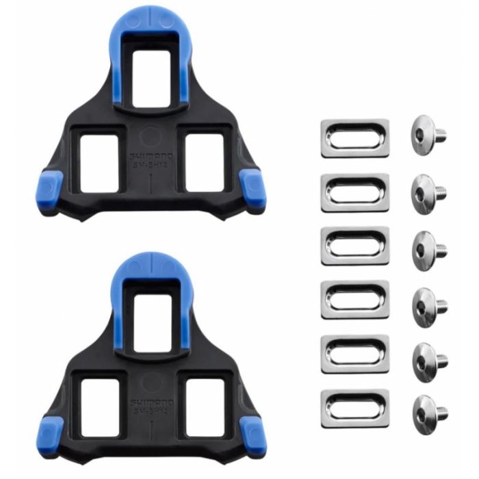 Шипи Shimano SM-SH12 SPD-SL шосе, вільний хід 2 град, сині