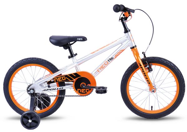 Велосипед 16" Apollo Neo boys помаранчевий/чорний Велосипед 16" Apollo Neo boys помаранчевий/чорний