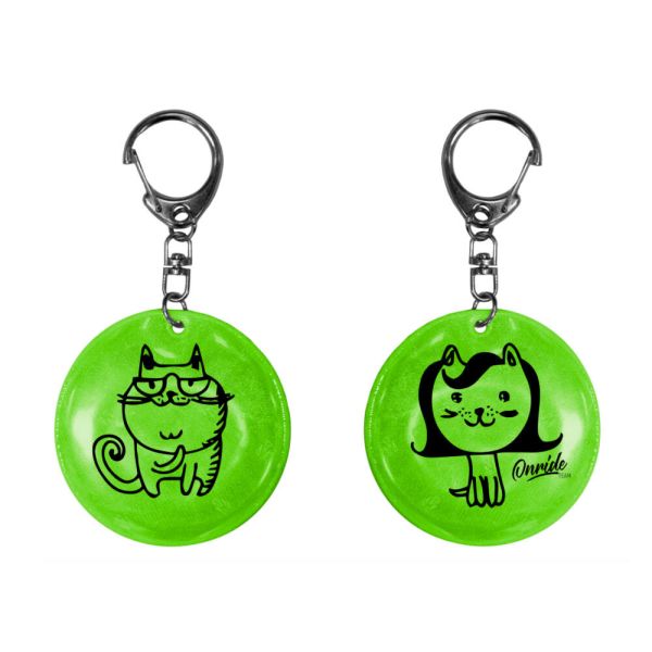 Світловідбиваючий брелок ONRIDE Котики Світловідбиваючий брелок ONRIDE Котики